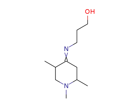 Molecular Structure of 113556-47-1 (1-Propanol, 3-[(1,2,5-trimethyl-4-piperidinylidene)amino]-)