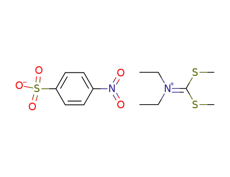 N,N-Diethyl-S,S'-dimethyl-dithiocarbamidiniumsaeure-p-nitrobenzolsulfonat