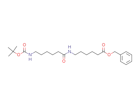 Hexanoic acid,
6-[[6-[[(1,1-dimethylethoxy)carbonyl]amino]-1-oxohexyl]amino]-,
phenylmethyl ester