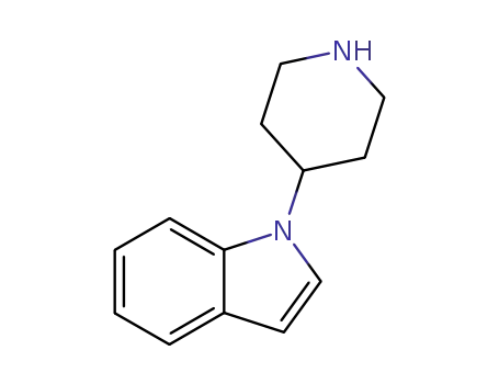 Molecular Structure of 118511-81-2 (1-PIPERIDIN-4-YL-1H-INDOLE)
