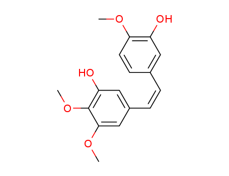 Phenol,5-[(1Z)-2-(3-hydroxy-4-methoxyphenyl)ethenyl]-2,3-dimethoxy-