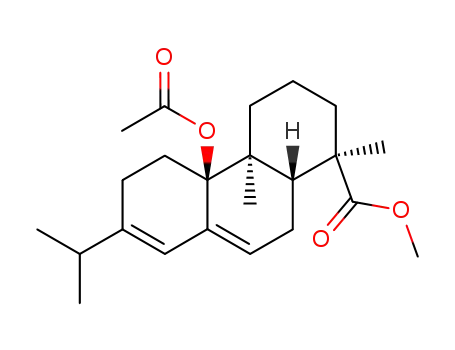 (1R,4aS,4bS,10aR)-4b-Acetoxy-7-isopropyl-1,4a-dimethyl-1,2,3,4,4a,4b,5,6,10,10a-decahydro-phenanthrene-1-carboxylic acid methyl ester
