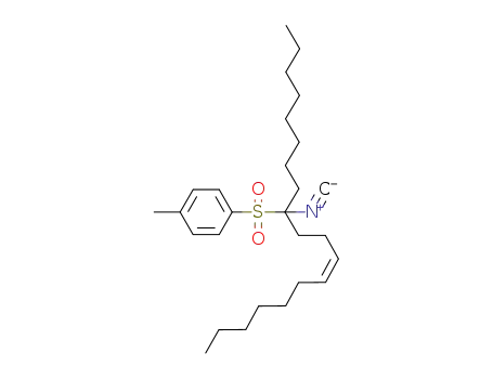 Molecular Structure of 88338-60-7 (Benzene, 1-[(1-isocyano-1-octyl-4-undecenyl)sulfonyl]-4-methyl-, (Z)-)
