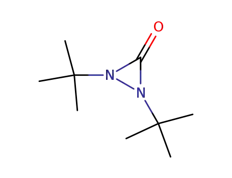 Molecular Structure of 19656-74-7 (1,2-Di-tert-butyl-3H-diazirine-3-one)