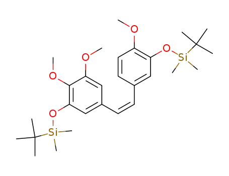 3,3'-bis-(tert-butyldimethylsilyloxy)-4',4,5-trimethoxy-(Z)-stilbene