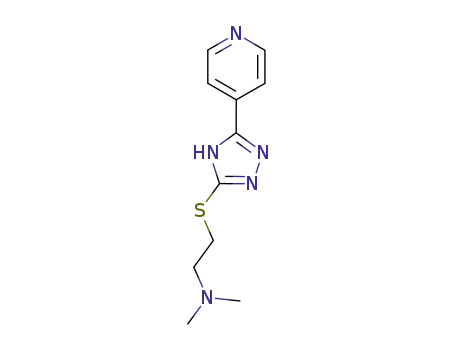N,N-dimethyl-2-<5'-(pyridin-4''-yl)-1',2',4'-triazol-3'-ylthio>ethylamine
