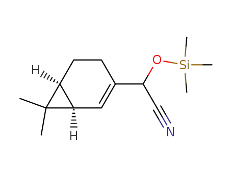 (1R,6S)-7,7-dimethyl-3-(cyanotrimethylsiloxymethyl)-bicyclo<4.1.0>hept-2-ene