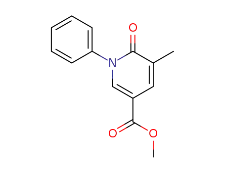 1,2-Dihydro-3-methyl-2-oxo-1-phenyl-5-pyridincarbonsaeure-methylester