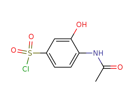 4-acetamido-3-hydroxybenzenesulfonyl chloride