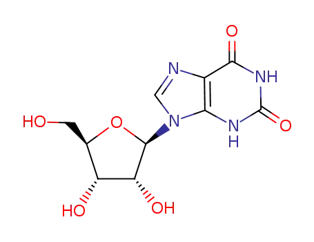 Molecular Structure of 146-80-5 (Xanthosine)