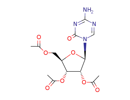 Molecular Structure of 10302-78-0 (2'',3'',5''-Triacetyl -azacytidine)