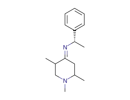 (-)-1,2,5-trimethyl-4-(1S-phenylethylimino)piperidine