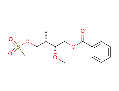 4-O-benzoyl-2-deoxy-1-O-methylsulfonyl-2-C-methyl-3-O-methyl-L-threitol