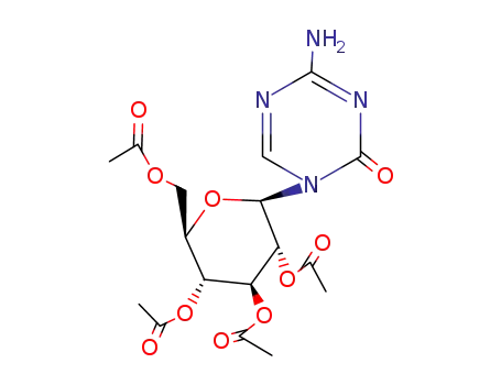 4-amino-1-(tetra-O-acetyl-β-D-glucopyranosyl)-1H-[1,3,5]triazin-2-one