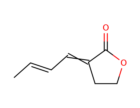 α-<(E)-2-butenylidene>-γ-butyrolactone