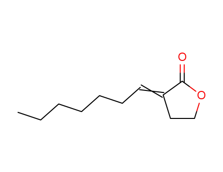 α-heptylidene-γ-butyrolactone