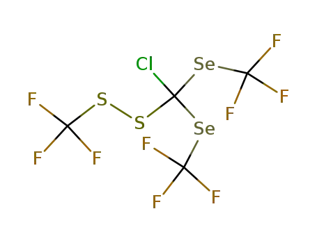 Bis(trifluormethylselenyl)chlormethyl-trifluormethyldisulfan