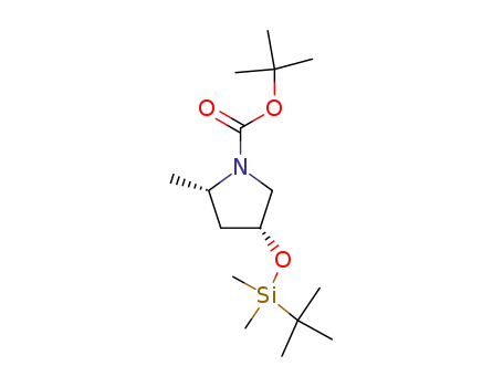 tert-butyl (2S,4R)-4-((tert-butyldimethylsilyl)oxy)-2-methylpyrrolidine-1-carboxylate