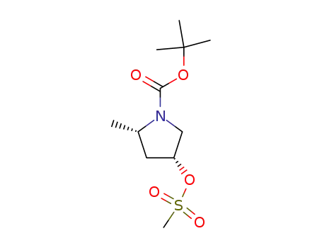 (2S,4R)-4-Methanesulfonyloxy-2-methyl-pyrrolidine-1-carboxylic acid tert-butyl ester