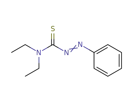 Molecular Structure of 39484-81-6 (Diazenecarbothioamide, N,N-diethyl-2-phenyl-)