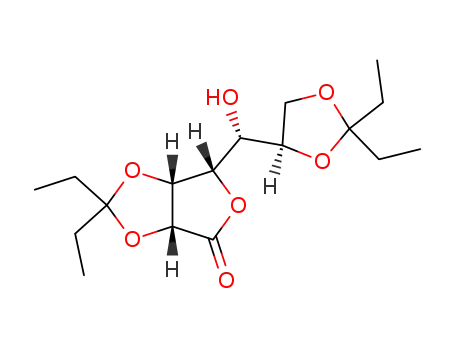 (3aR,6S,6aR)-6-[(R)-((R)-2,2-Diethyl-[1,3]dioxolan-4-yl)-hydroxy-methyl]-2,2-diethyl-dihydro-furo[3,4-d][1,3]dioxol-4-one