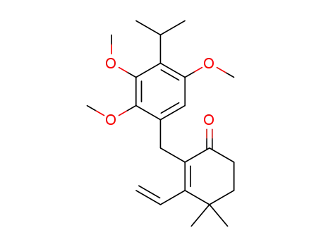 3-ethenyl-4,4-dimethyl-2-[4-(1-methylethyl)-2,3,5-trimethoxyphenylmethyl]-2-cyclohexenone