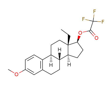 D-(+)-13β-ethyl-3-methoxygona-1,3,5(10)-trien-17β-yl trifluoroacetate