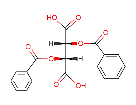 Molecular Structure of 2743-38-6 (Butanedioicacid, 2,3-bis(benzoyloxy)-, (2R,3R)-)