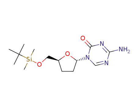1-[5'-O-(tert-butyldimethylsilyl)-2',3'-dideoxy-α-D-ribofuranosyl]-5-azacytosine