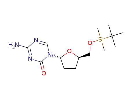 1-(5-O-tert-butyldimethylsilyl-2,3-dideoxy-α-L-ribofuranosyl)-5-azacytosine
