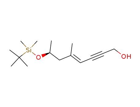 (E)-(S)-7-(tert-Butyl-dimethyl-silanyloxy)-5-methyl-oct-4-en-2-yn-1-ol