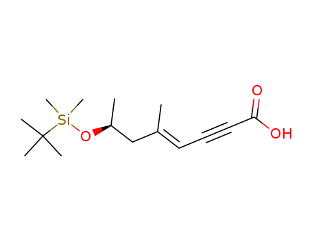(E)-(S)-7-(tert-Butyl-dimethyl-silanyloxy)-5-methyl-oct-4-en-2-ynoic acid