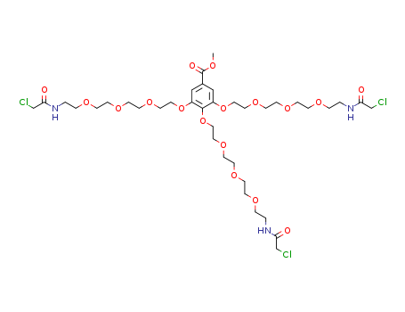 Benzoic acid, 3,4,5-tris[(14-chloro-13-oxo-3,6,9-trioxa-12-azatetradec-1-yl)oxy]-, methyl ester