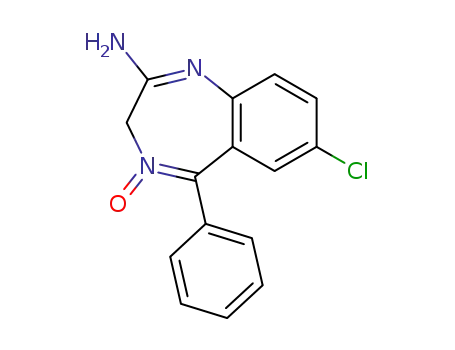 Molecular Structure of 7722-15-8 (NORCHLORDIAZEPOXIDE)