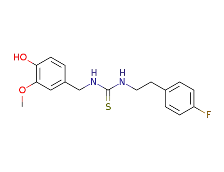 1-[2-(4-Fluoro-phenyl)-ethyl]-3-(4-hydroxy-3-methoxy-benzyl)-thiourea