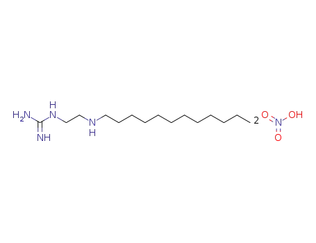 N-(2-guanylethyl)dodecylamine dinitrate