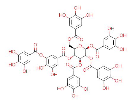 4-O-digalloyl-1,2,3,6-tetra-O-galloyl-β-D-glucose