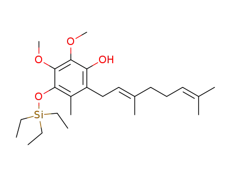 2-((E)-3,7-Dimethyl-octa-2,6-dienyl)-5,6-dimethoxy-3-methyl-4-triethylsilanyloxy-phenol