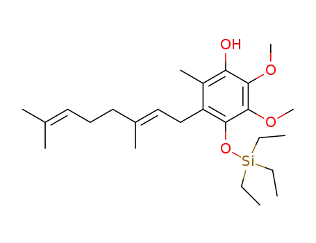 3-((E)-3,7-Dimethyl-octa-2,6-dienyl)-5,6-dimethoxy-2-methyl-4-triethylsilanyloxy-phenol