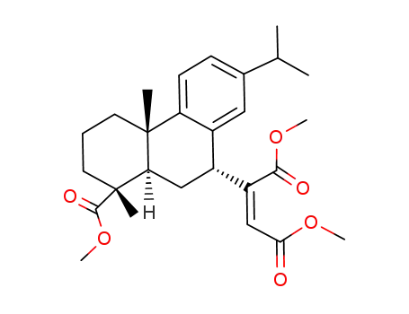 (Z)-2-((1R,4aS,9R,10aR)-7-Isopropyl-1-methoxycarbonyl-1,4a-dimethyl-1,2,3,4,4a,9,10,10a-octahydro-phenanthren-9-yl)-but-2-enedioic acid dimethyl ester