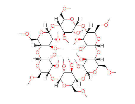 Molecular Structure of 68715-56-0 (HEXAKIS(2,3,6-TRI-O-METHYL)-ALPHA-CYCLODEXTRIN)