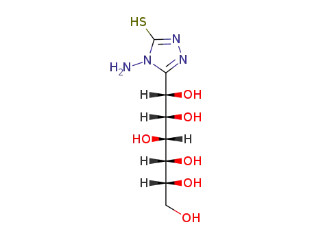 4-amino-3-(D=glycero-D-gulo-pentitol-1-yl)-5-mercapto-1,2,4-triazole
