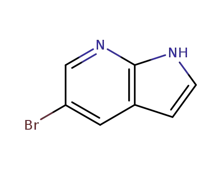 Molecular Structure of 183208-35-7 (5-Bromo-7-azaindole)