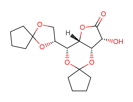 3,5:6,7-di-O-cyclopentylidene-D-glycero-D-gulo-heptono-γ-lactone