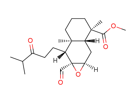 methyl <1aR(1aβ,2aα,3α,6aβ,7α,7aβ)>-decahydro-7a-formyl-7-(4-methyl-3-oxopentyl)-3,6a-dimethylnaphth<2,3-b>oxiran-3-carboxylate