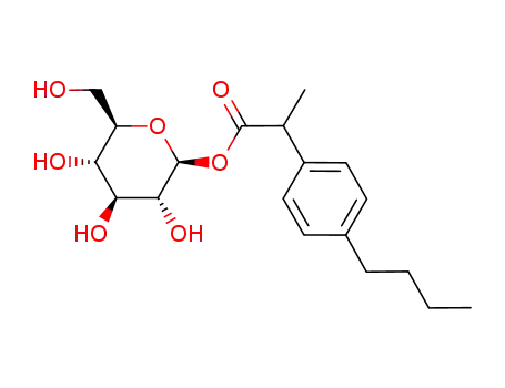 1-(β-D-glucopyranosyloxy)-(+/-)-ibuprofen