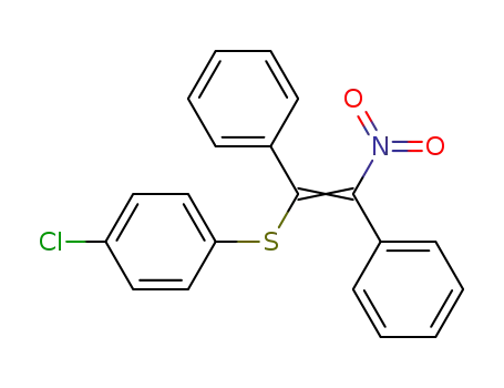 2-p-chlorophenylthio-1-nitro-1,2-diphenylethene