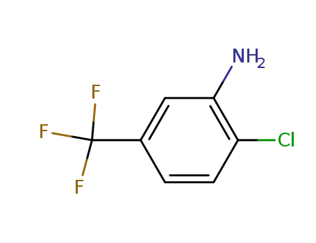 Molecular Structure of 121-50-6 (3-Amino-4-chlorobenzotrifluoride)