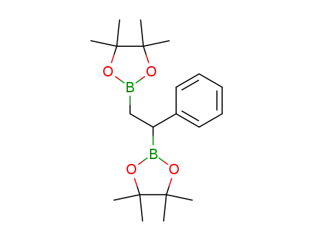Molecular Structure of 189885-64-1 (1,3,2-Dioxaborolane,
2,2'-(1-phenyl-1,2-ethanediyl)bis[4,4,5,5-tetramethyl-)