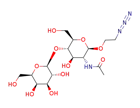 2-azidoethyl (β-D-galactopyranosyl)-(1->4)-O-2-acetamido-2-deoxy-β-D-glucopyranoside